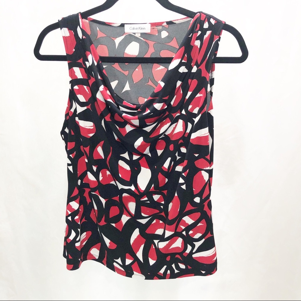 Calvin Klein draped tank top